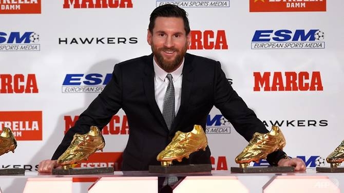 Messi Claims Record 5th Golden Shoe