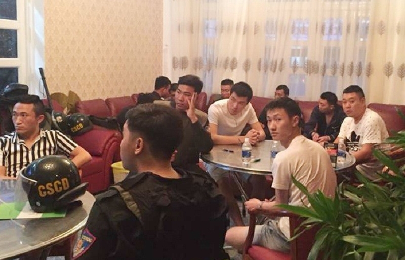 22 Chinese detained for allegedly organising gambling in Vung Tau