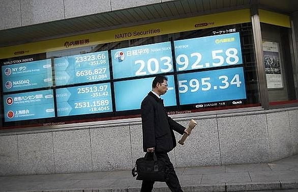 tokyos nikkei closes down more than 5 on fears over us economy