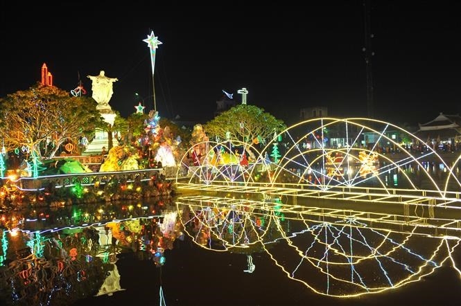 christmas atmosphere overwhelms every corner of vietnam