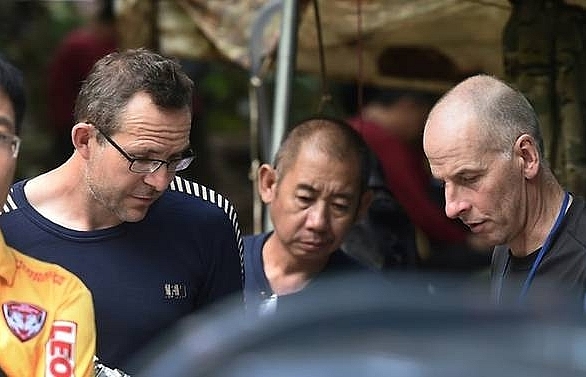 British divers involved in Thai cave rescue recognised in UK New Year Honours list
