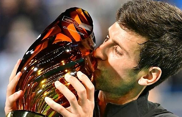 djokovic equals nadal with fourth mubadala title