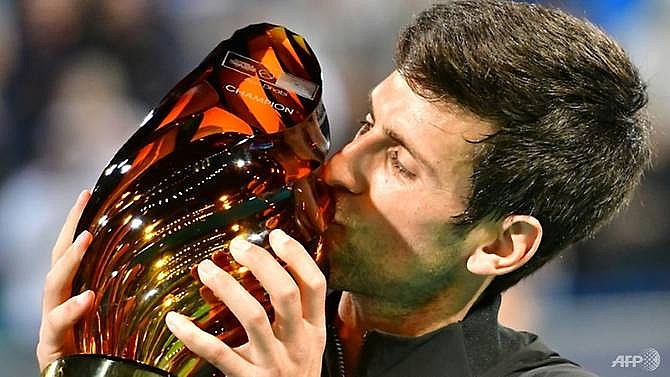 djokovic equals nadal with fourth mubadala title