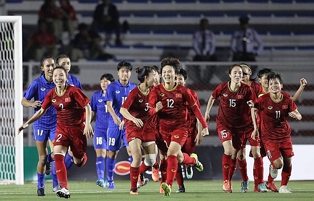 sea games 30 vietnams female football team wins gold medal