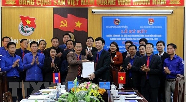 thanh hoa lao province promote youth cooperation