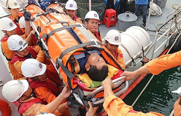 indonesian comatose sailor brought ashore for treatment