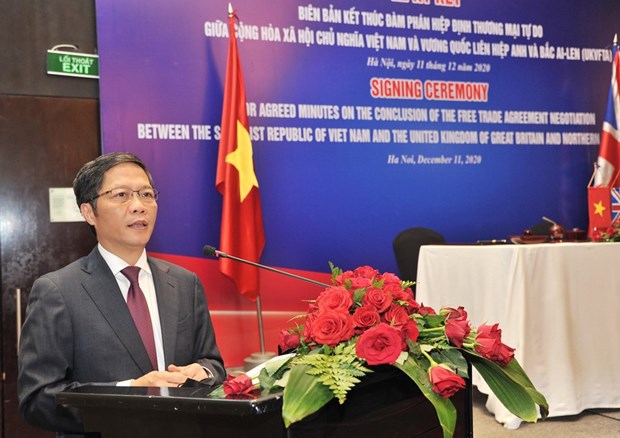 vietnam uk issue joint statement concluding free trade negotiations