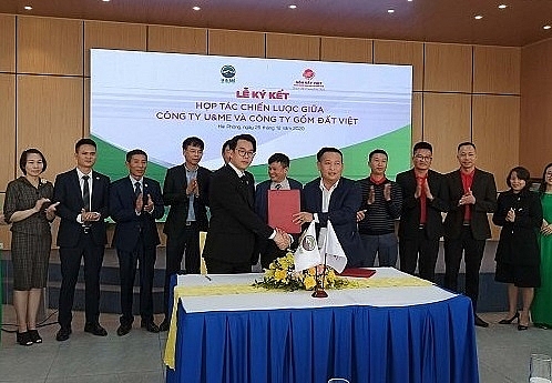 shinec signs strategic partnership with gom dat viet and vietinbank le chan branch