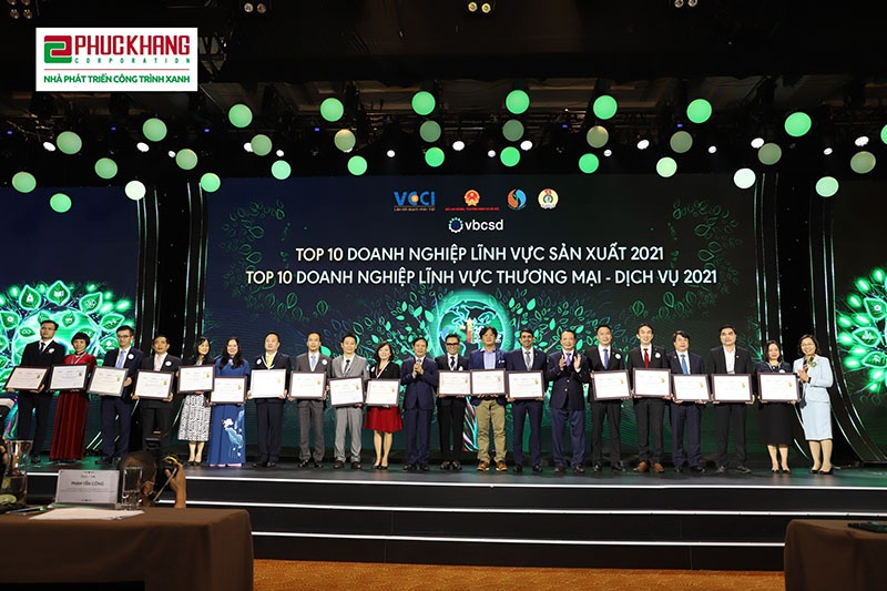 Phuc Khang in top 10 sustainable enterprises in Vietnam in 2021