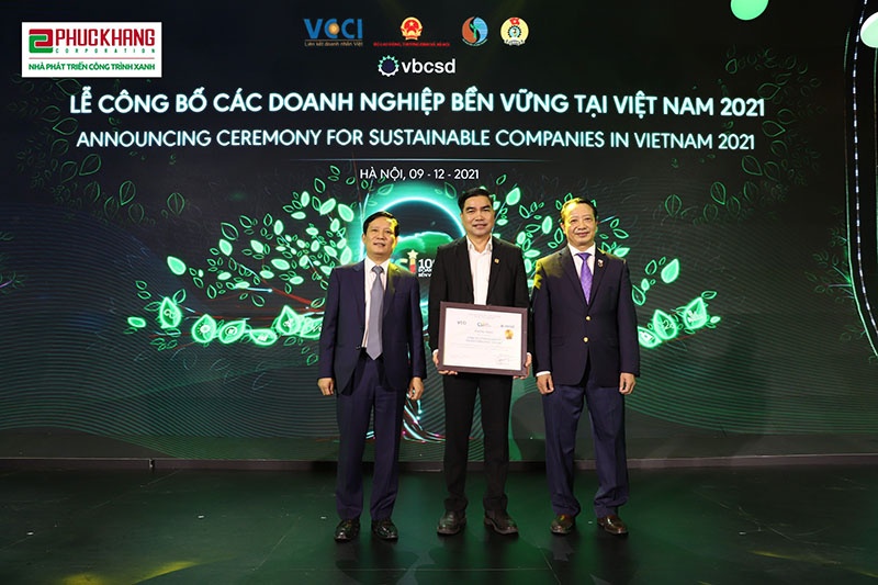 Phuc Khang in top 10 sustainable enterprises in Vietnam in 2021