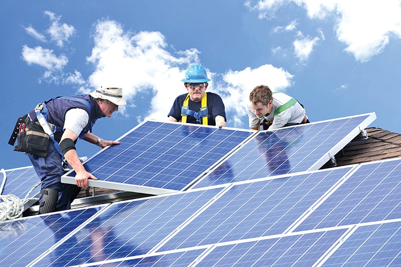 Rooftop solar power taking off in industrial zones