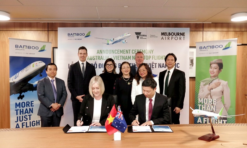 Bamboo Airways announces nonstop Vietnam-Australia route starting from April 2022