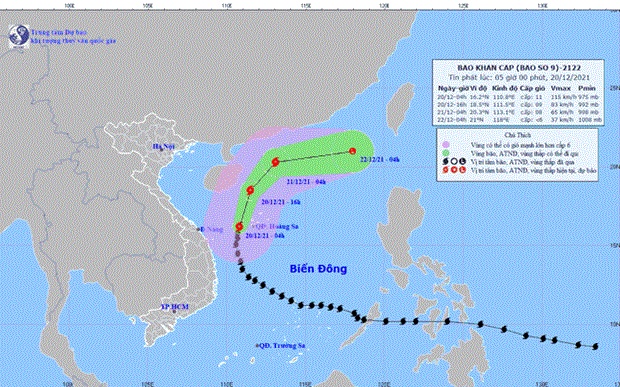 Typhoon Rai changes direction, gradually weakens
