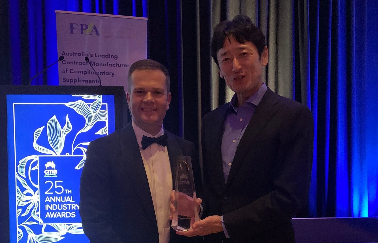 kaneka ubiquinol awarded prestigious complementary medicines australia raw material supplier of the year award 2024