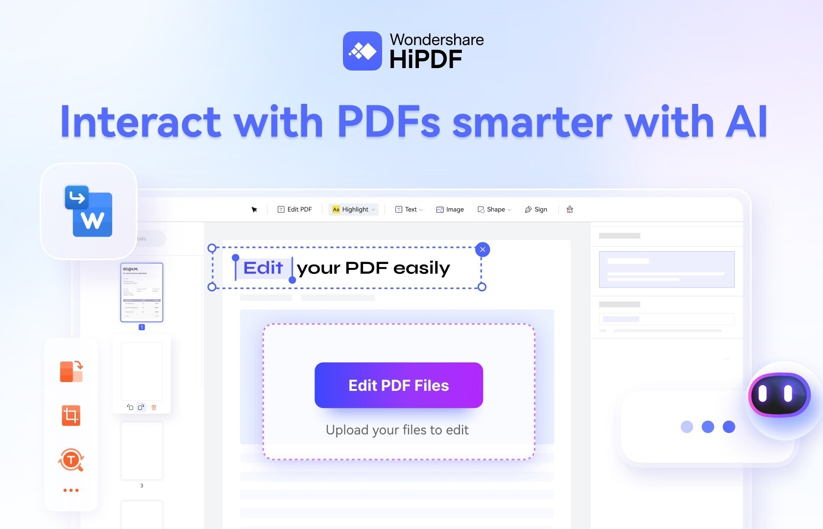 Wondershare HiPDF Introduces New Editing Tools with Smarter AI Integration