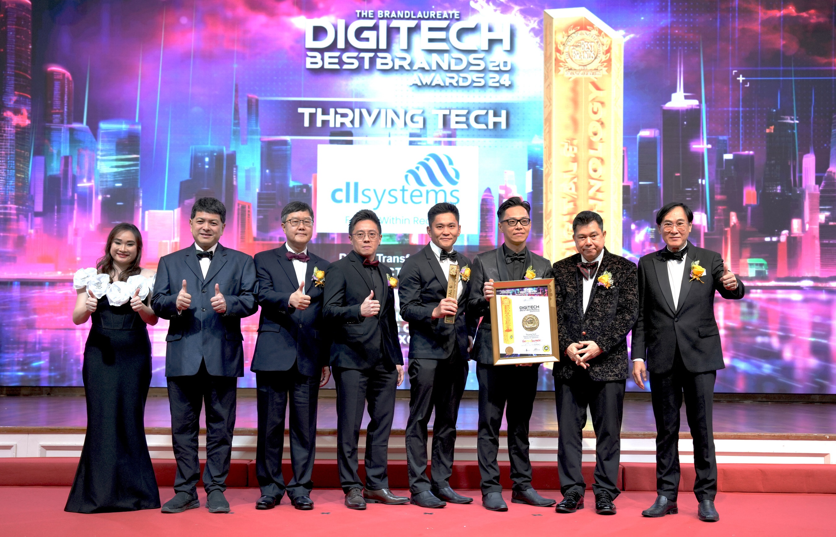 CLL Systems Empowers Digital Innovation at The BrandLaureate DigiTech BestBrands Awards 2024