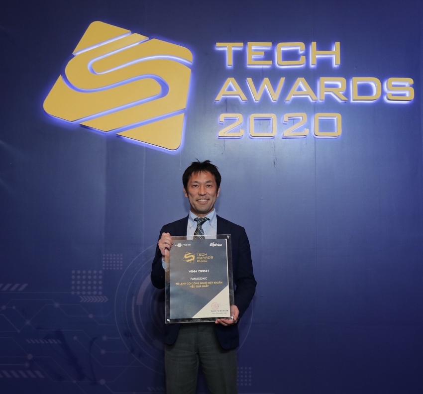 panasonic honoured with best hygiene technology refrigerator at tech award 2020