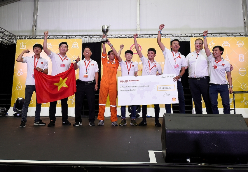 vietnamese students talent flourish at shell eco marathon asia 2018