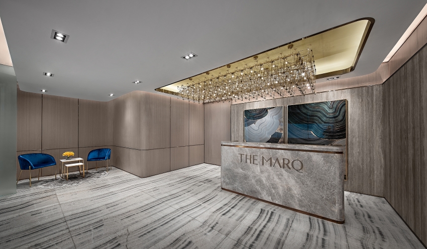 hongkong land unveils the marqs sales gallery show suites