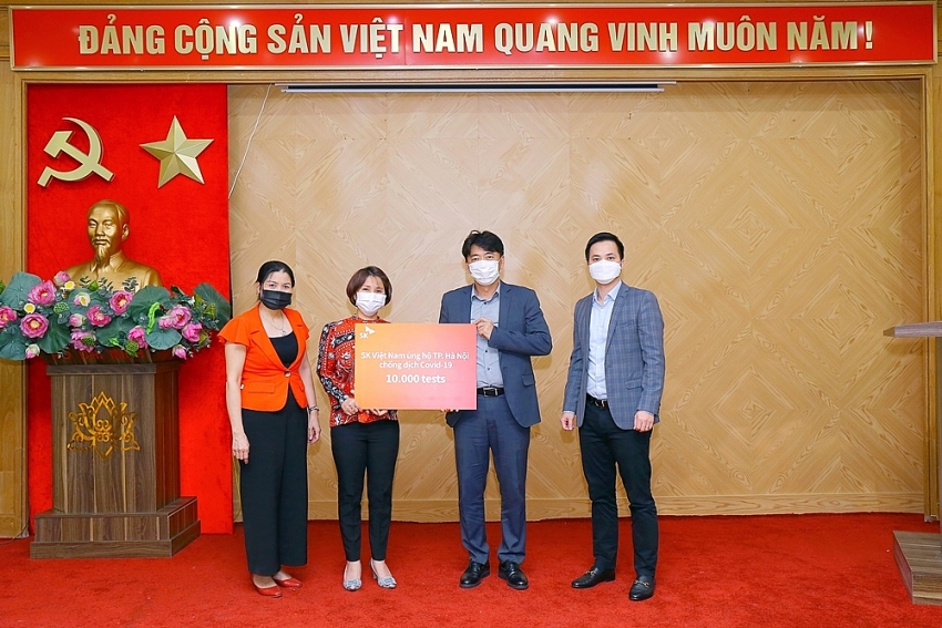 sk vietnam donates sars cov2 diagnosis test kits to hanoi