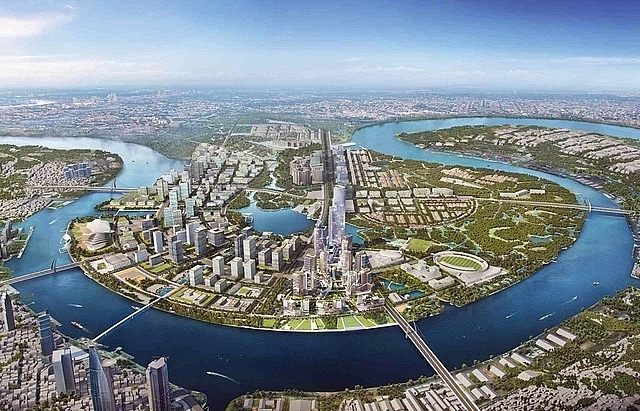 Nine golden land plots at Thu Thiem New Urban Area aim foreign investment