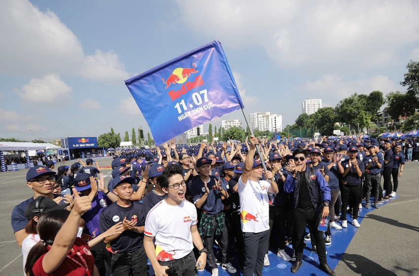 red bull marks positive day with asian record to spread positive power across vietnam