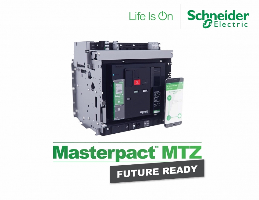 schneider electric introduces masterpact mtz power circuit breaker