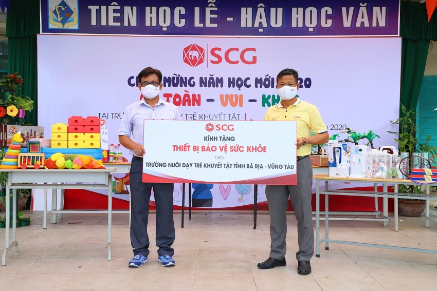 scg brings safe and healthy new year to ba ria vung tau school for disabled children