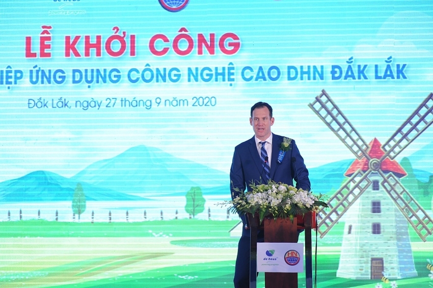 construction of 66 million hi tech agricultural complex kicked off in dak lak