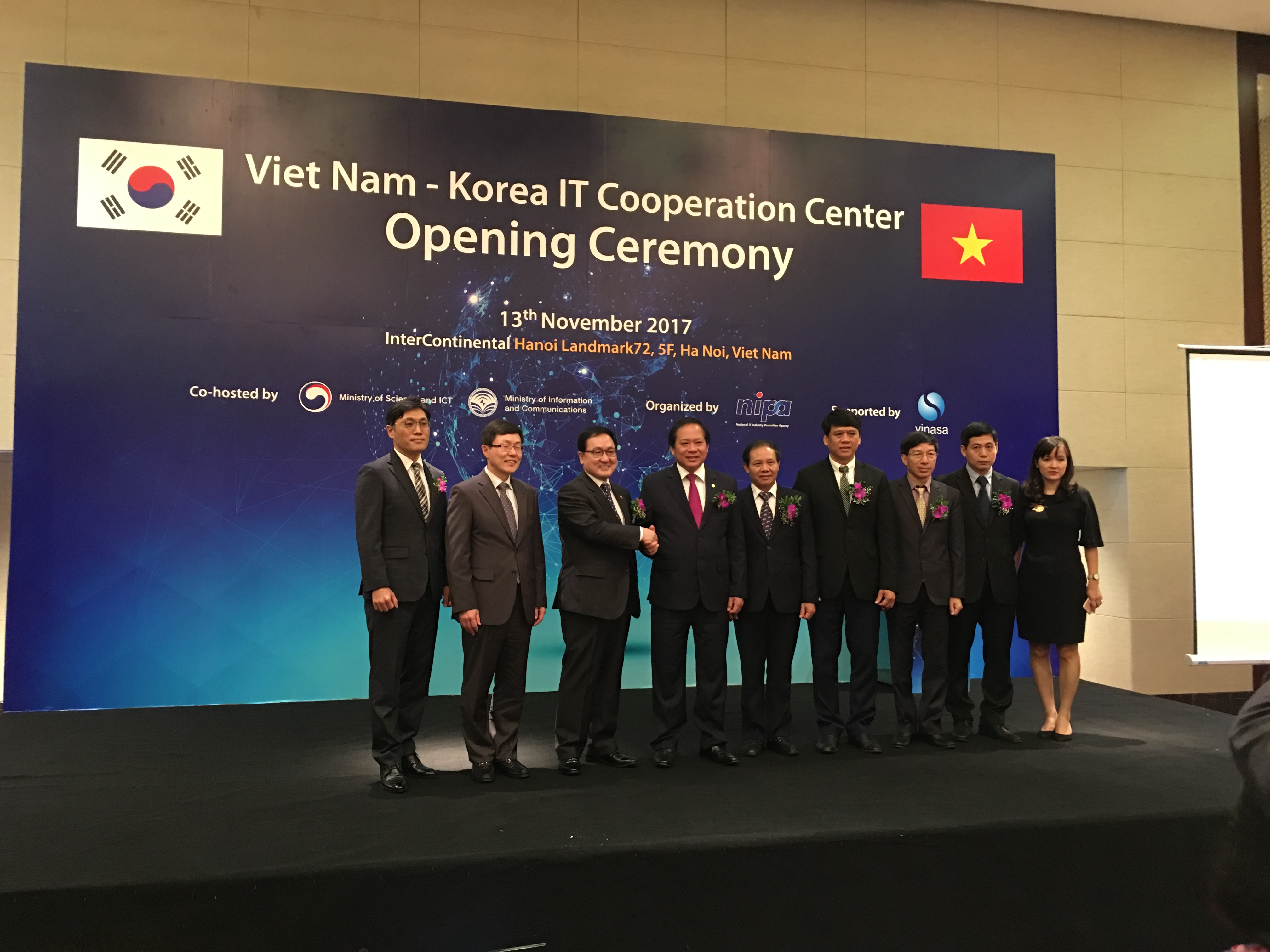 vietnam korea it cooperation centre officially opens