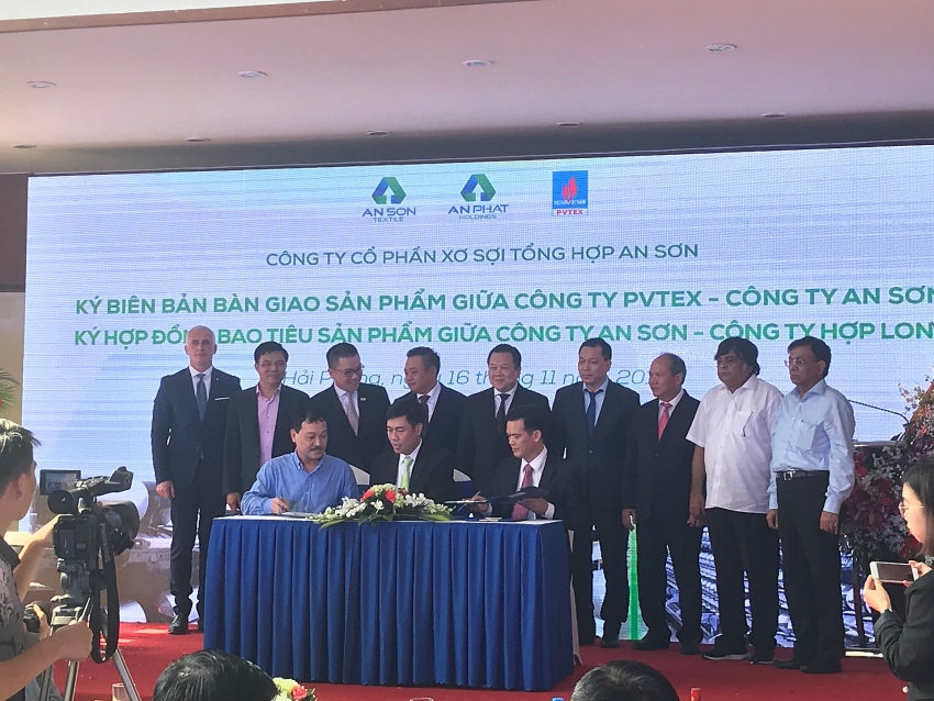 an phat holdings takes dinh vu polyester plant to new stage