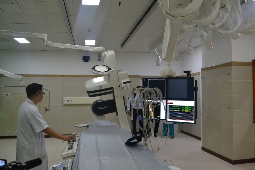 national heart institute opens catheterisation lab with ge healthcare