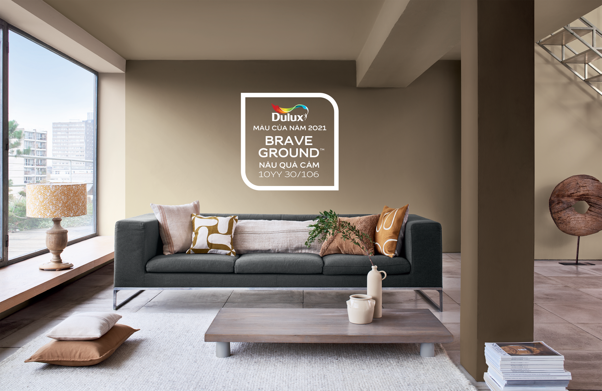 akzonobel unearths courage with brave brown as colour of the year 2021