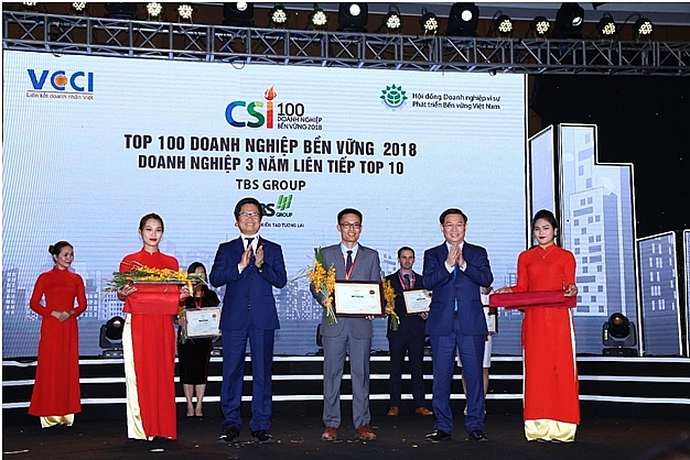 tbs group third year among top 10 vietnam sustainable businesses