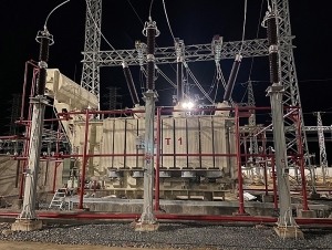 Ninh Phuoc 220kV transformer substation officially connects power lines