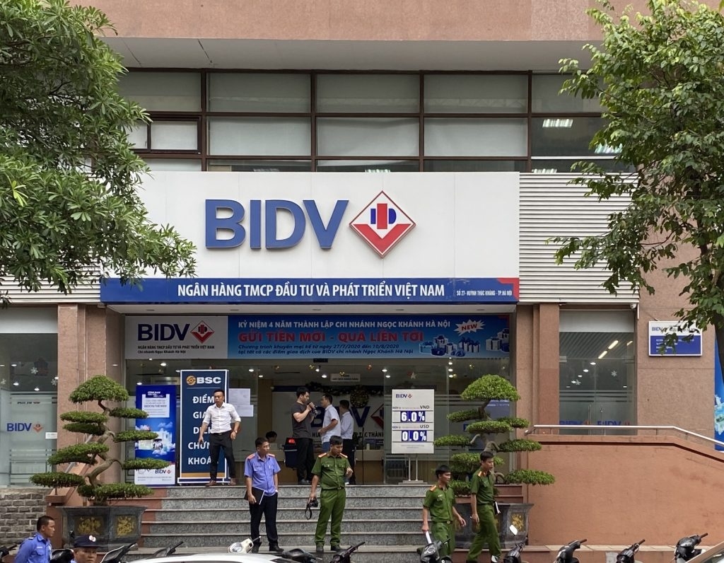Police investigating BIDV bank robbery