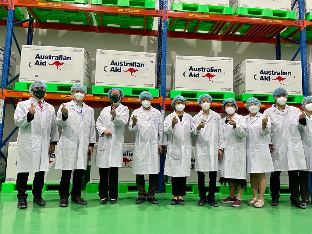 First vaccine shipment from Australia arrives in Vietnam