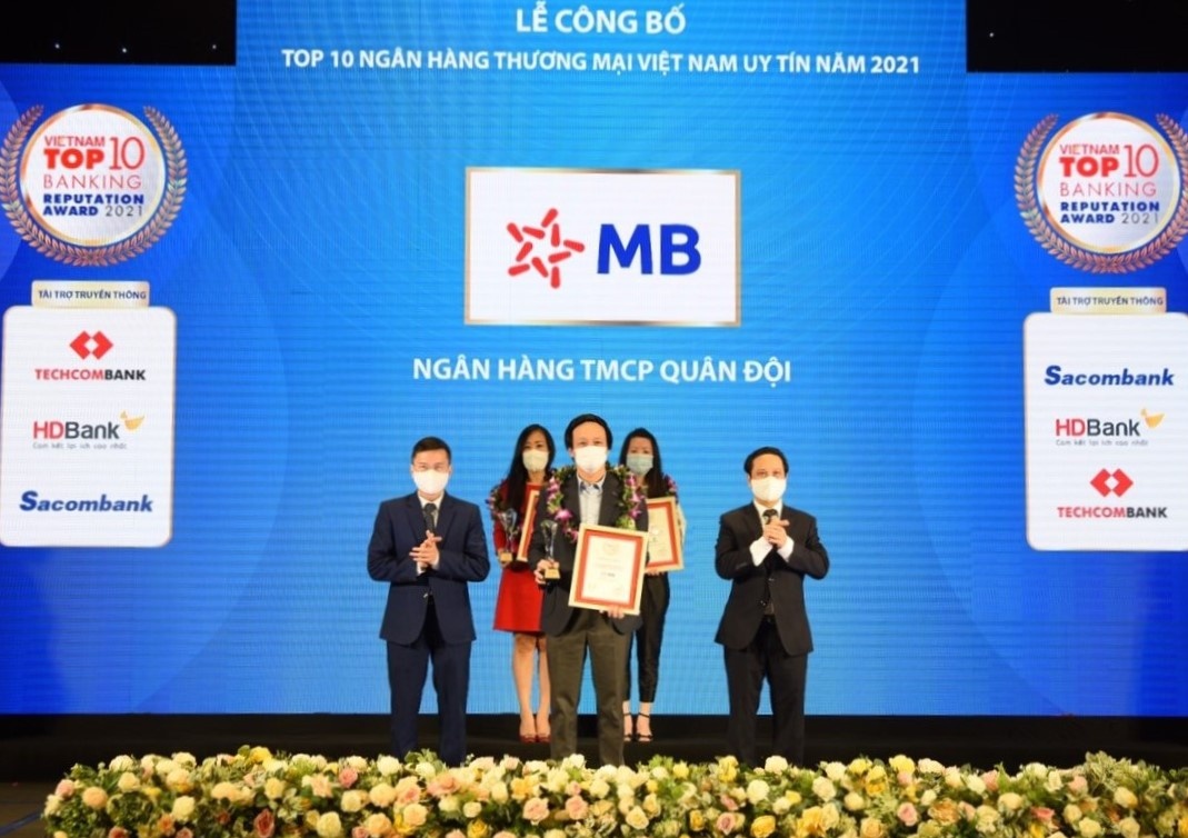 MB in top 4 Vietnam’s most prestigious commercial banks