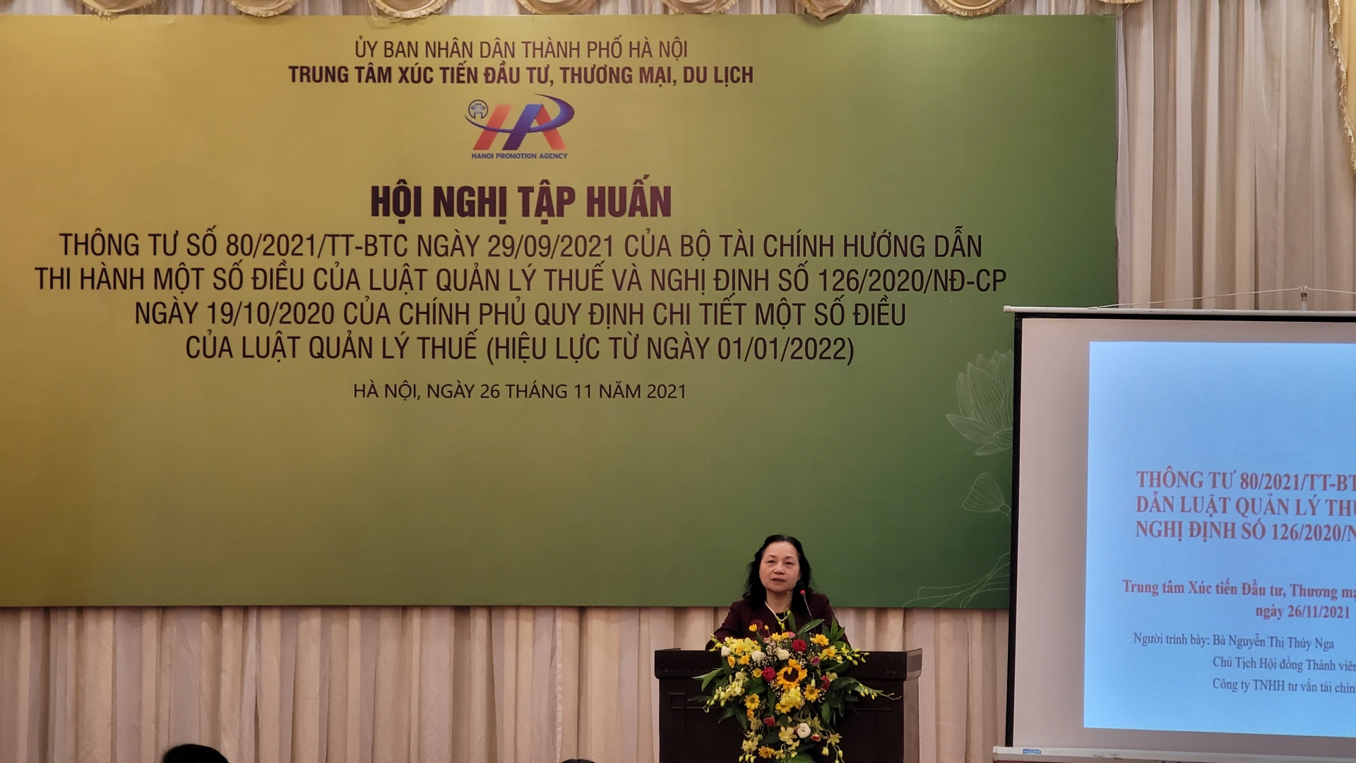 HPA holds tax training conference on Circular No.80/2021/TT-BTC