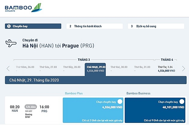 bamboo airways offers vietnam czech republic tickets from 200