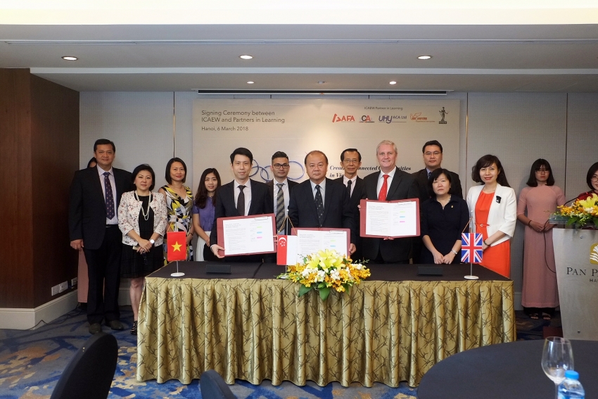 icaew signs with partners in learning in singapore and vietnam