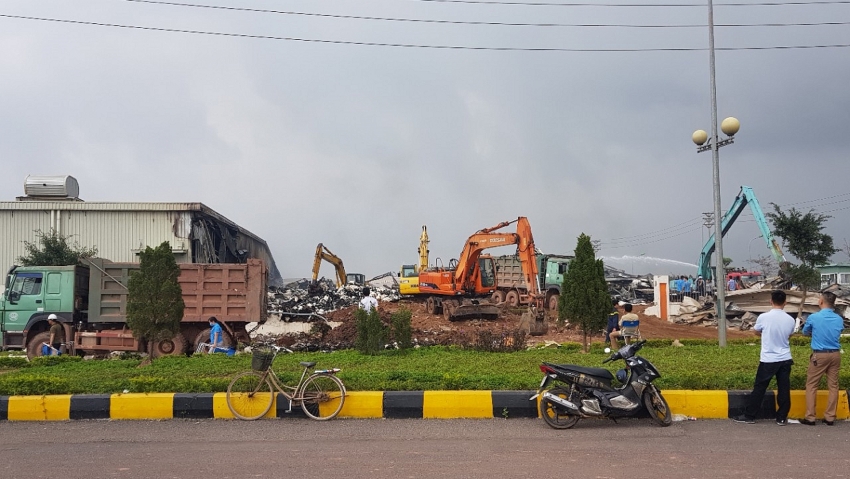 texhong yinlong factory halts operations after fire