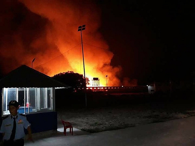 huge fire destroys 2000sqm rk resources furniture factory