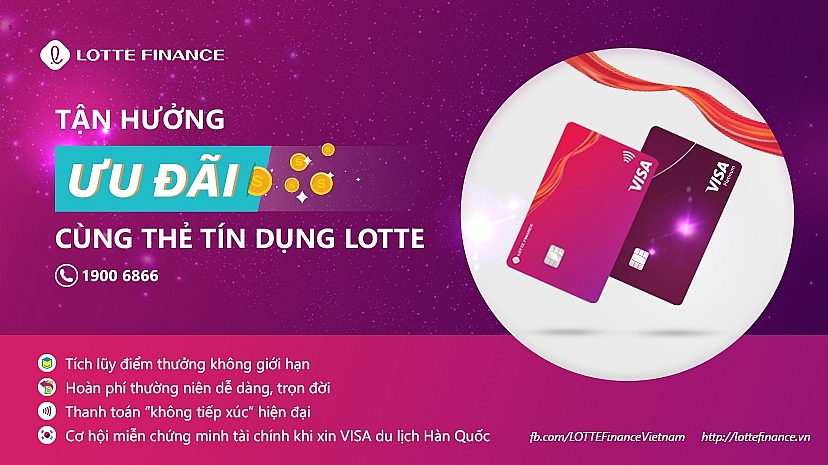 lotte finance launches credit cards with annual fee cashback for life