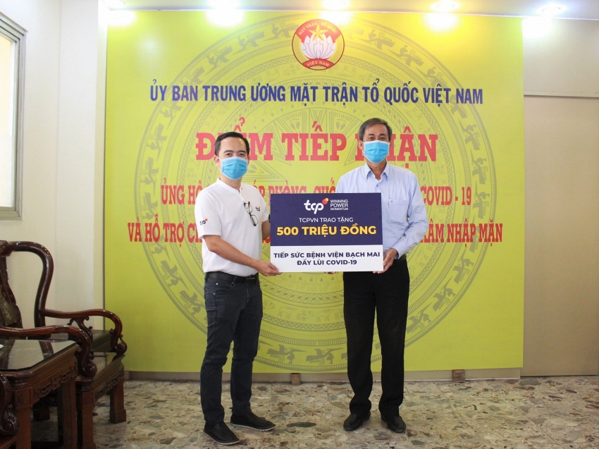 tcpvn donates 34800 to vietnams campaign against covid 19 pandemic