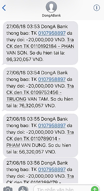 two hacked customers lose vnd200 million in donga bank overnight