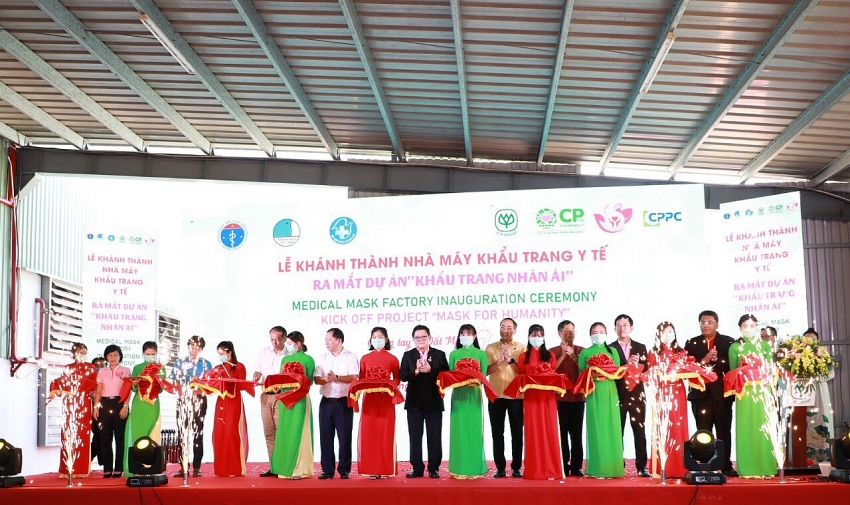 cp vietnam inaugurates cppc medical mask factory and mask for humanity project