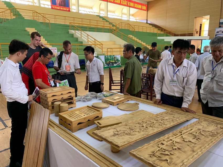 sustainable bamboo value chain turns heads of international partners