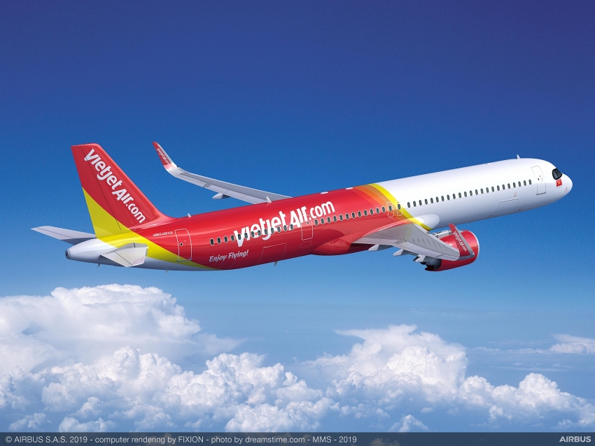 vietjet places order for 20 newest generation airbus a321xlr aircraft