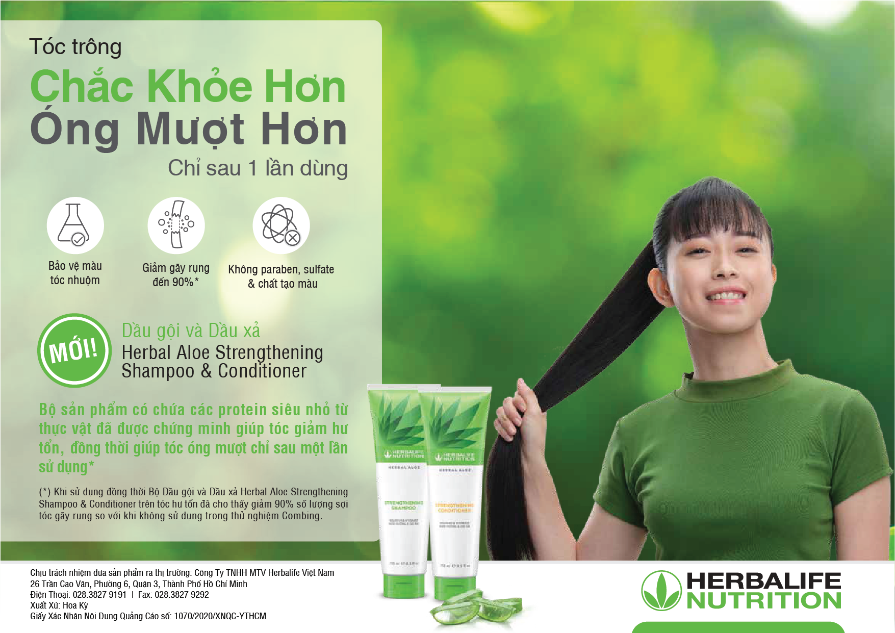 Herbalife Vietnam launches Herbal Aloe Shampoo and Herbal Aloe Conditioner